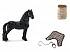 Игровой набор - Кормление и уход за животными, с фигуркой Фризского жеребца  - миниатюра №2